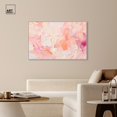 thumbnail image 3 of Blush Coral Lands Canvas Pastel Abstract Art by Art Remedy, Silver Frame, 54" x 36", 3 of 7