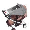 thumbnail image 2 of Toldo para cochecito de bebé BuyWeekMX universal impermeable CON claraboya, 2 of 9