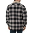 thumbnail image 3 of Genuine Dickies Men's Buffalo Twill Shirt Jacket with Sherpa Collar, 3 of 4
