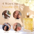 thumbnail image 2 of SAFA Vanill&Atilde;&copy; Oil - Organic Oil for Face, Body, Hair, Nails & Aromatherapy | Vanilla Extract & Jasmine Petals - Essential Oil for Diffusers | After Shower Body, 2 of 6