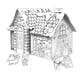 thumbnail image 4 of Juguetes de grafiti de cartón ensamblados en tres dimensiones para bricolaje navideño, juguetes interactivos entre padres e hijos, educación temprana, juguetes de papel recortado para pintar, 4 of 4