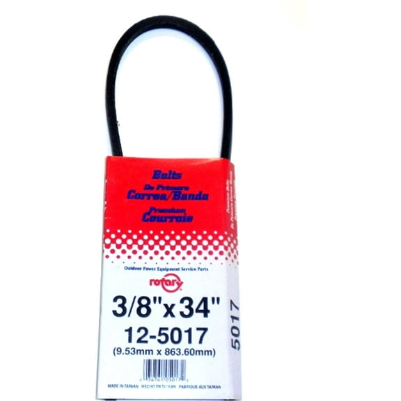 5017 Rotary Belt Compatible With Ariens 0720660, 72066 (3/8"x34")