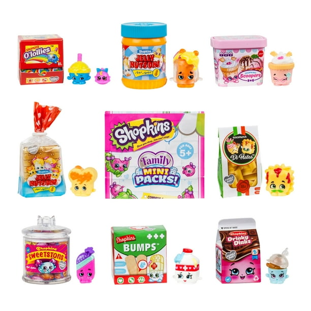 Shopkins Season 11 Family Mini Packs, Shopper Pack, 16 piece Walmart