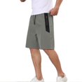 thumbnail image 2 of Hatoys Men's Performance Workout Shorts 10" Inseam Athletic Short Pants with Zipper Pockets, Color Block Quick Dry Training Short for Basketball & Fitness, 2 of 9