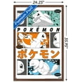 thumbnail image 3 of Pokémon - Trio Anime Wall Poster, 22.375" x 34" Framed, 3 of 5