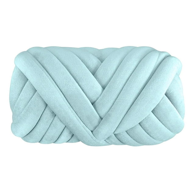 kurtrusly 1/2/3/5 Soft Chunky Yarn for Cozy DIY Rug Making and Sweaters Light Green 2.5cm 1 Pc