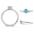 thumbnail image 3 of Blue Topaz Ring 2/5 Carat (ctw) in Sterling Silver, 3 of 4