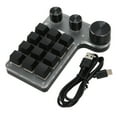 thumbnail image 1 of One Handed Mechanical Gaming Keypad,12 Keys Mechanical Keyboard One Handed Programmable Mechanical Keyboard Mini Macro Mechanical Gaming Keypad Exceptional Reliability, 1 of 14