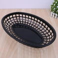 thumbnail image 3 of Red Plastic Baskets for Food,Reusable Oval Fast Food Baskets 12pcs, Microwave& Dishwasher Safe Food Grade Plastic Food Service Tray for Party Picnic BBQ Burger Fries Sandwiches, 3 of 8