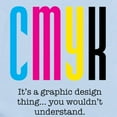 thumbnail image 2 of CafePress - Cmyk Design Thing Infant Bodysuit - Baby Light Bodysuit, Size Newborn - 24 Months, 2 of 4