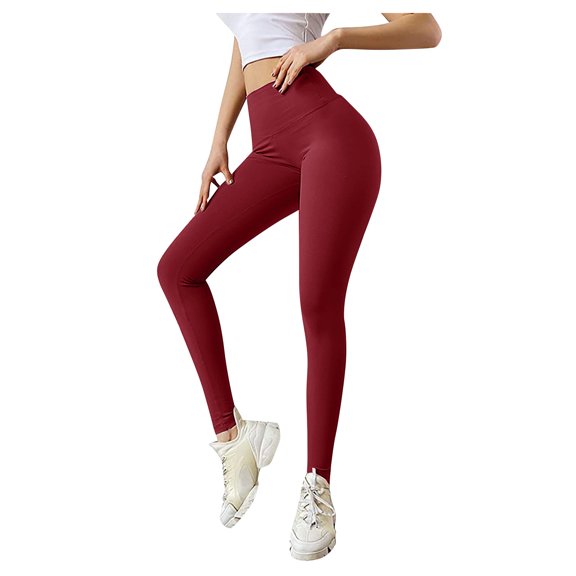 Workout Shorts for Women Fashion Running Leggings Pure Color Elastic Fitness Pant With Bowknot Yoga Pants