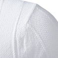 thumbnail image 5 of Mens Old Money Knit Shirts Textured Short Sleeve V Neck Polo Sweater Casual Collared Pullover Stretch Shirt Summer Size S-2XL White, 5 of 9
