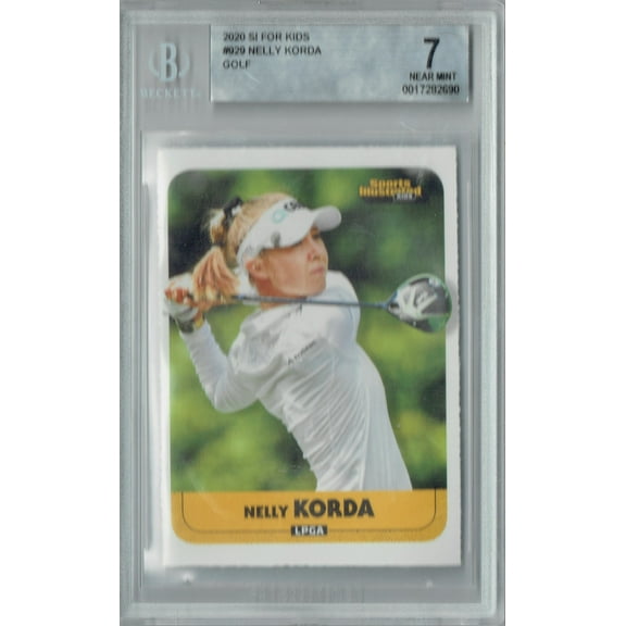 BGS 7 Nelly Korda 2020 S.I. for Kids #929 Womens Golf Rookie Card USA