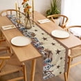 thumbnail image 3 of Star Brown Table Runner - 60 Inch Long, Kitchen Dining Table Runner Dresser Scarves, Farmhouse American Country Vintage Berry Farmhouse Decor for Coffee Tables Wedding Party Banquet, 3 of 8