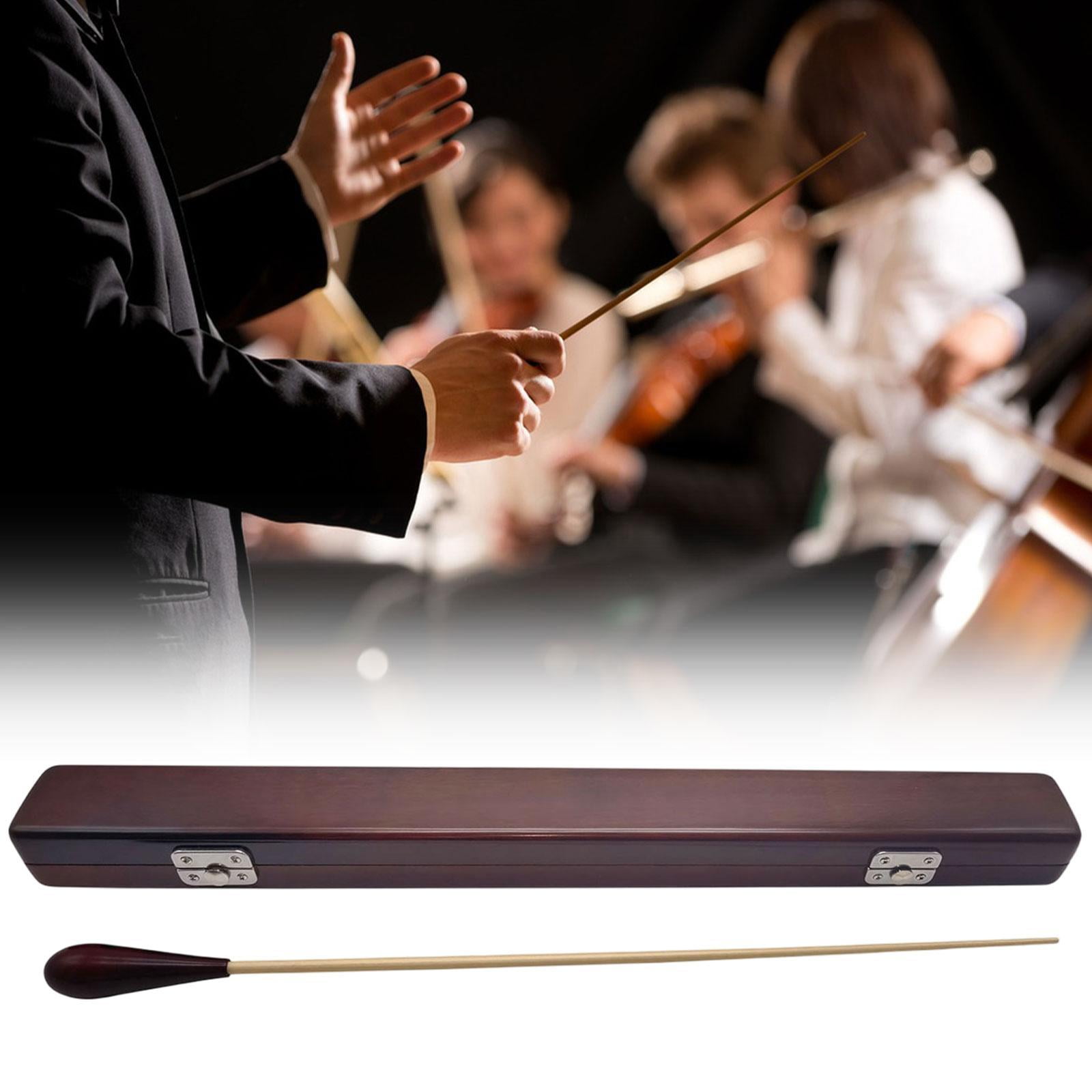 LeeQinersw Conductor's Wooden Flute for Adults. Unique Musical Pieces. Professional Set Red Handle