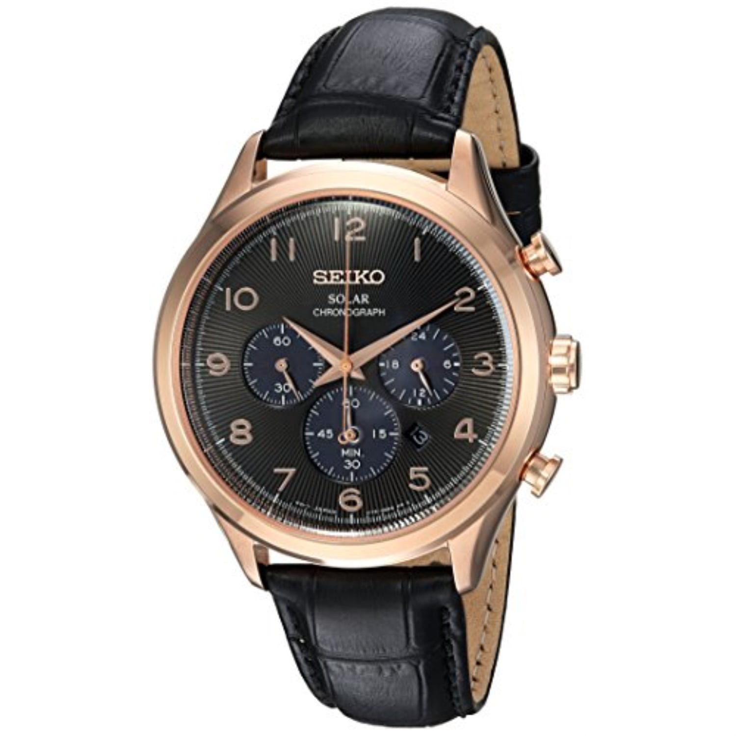 seiko solar black