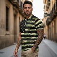 thumbnail image 3 of Jeiento Camo American Flag Matching Golf Shirts for Couples, Men's Short Sleeve Quarter Zip Shirt, Women's Sleeveless Moisture Wicking Quick Dry Tennis Golf Top Set, 3 of 6