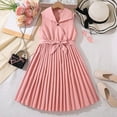 thumbnail image 2 of LUOGENLI Dress for Girls Summer Girls' Pleated Sleeveless Dress Trendy Big Girl's Outfit for Ages 6 12 for Parties and Everyday Wear Girls Easter Dresses Size 7/8 12 Years, 2 of 3