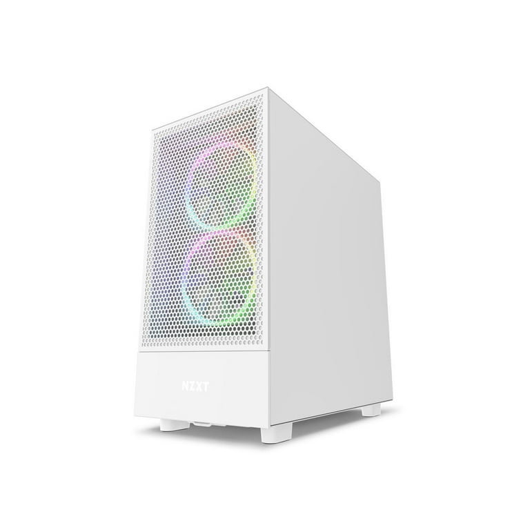 NZXT H5 Flow Tempered Glass ATX Mid-Tower Computer Case - Black - Micro  Center