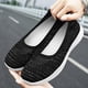 thumbnail image 5 of Zapatos planos de malla para mujer zapatillas antideslizantes zapatos de viaje cómodos para mujer, 5 of 7