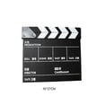 thumbnail image 2 of Inteprter Clapperboard de película, accesorio, placa de aviso, patrón impreso, resistente, grabación de vídeo, Director, claquetas, tableros de Electrónica  negro chino grande 30*27 CM, 2 of 6
