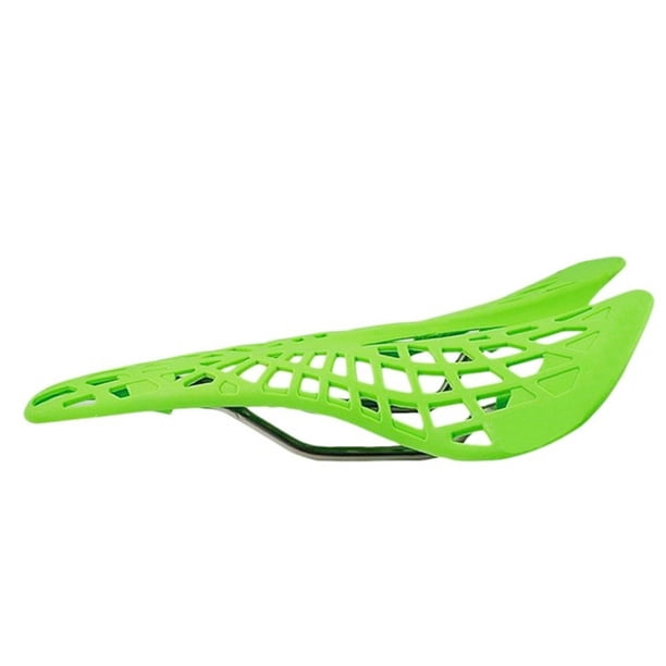 Asiento De Bicicleta Cojín de sillín de asiento hueco para bicicleta de ciclismo cómodo verde
