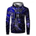 thumbnail image 4 of Sudadera con capucha con gráfico de chip electrónico para hombre, sudadera con estampado 3D de placa de circuito de CPU, sudadera divertida, sudaderas con capucha, ropa de calle, 4 of 5