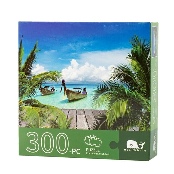 XIANXIAN 300 Piece Puzzle|Relaxation Time At The Beach|300 Piece PuzzleEducational GamesHome Decoration Puzzles