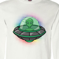 thumbnail image 4 of Inktastic Spaceship Funny Alien Outer Space Long Sleeve T-Shirt, 4 of 5