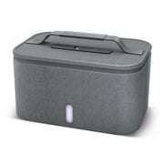 Vie Oli UV-C Portable Sanitizer Collapsible Home Bag Kills 99.9% Bacteria, Gray