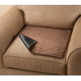 thumbnail image 2 of Waterproof Seat Protector - Quilted, Polyester, Brown, 21"x20 1/2", 2 of 2
