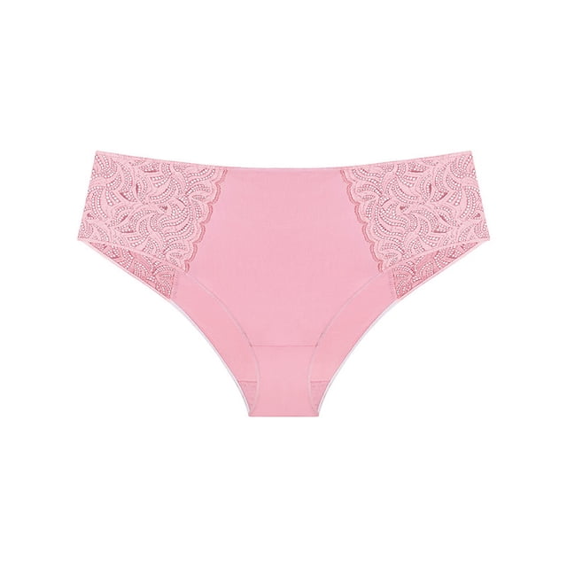 Bikini Curvation para Dama, con Detalles de Encaje Rosa Talla G