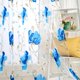 thumbnail image 5 of Cortina De Balcón Cortinas opacas de tul con flores grandes para decoración de dormitorio (azul) Wdftyju Libre de BPA, 5 of 6