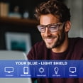 thumbnail image 5 of ProtectX Stylish Safety Glasses Anti-Fog & Scratch-Resistant Protective Eyewear, UV Protection Goggles, Blue Light Blocking Glasses for Men＆Women Leopard print, 5 of 6