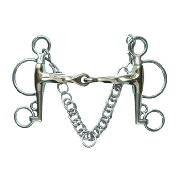 Jacks 20144 Twisted Jointed Pelham Mouth Bit