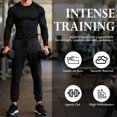 thumbnail image 3 of Fleece Sweatpants for Men Elastic Bottom Active Athletic Workout Jogger Pants with Pocket and Drawstring, 3 of 11