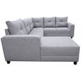 thumbnail image 4 of Sala Esquinera en U El Bazar Store Hera Gris Plata 160x275x215 cm, 4 of 7