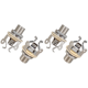 thumbnail image 1 of 2pcs 1/4 Pulgadas 6.35 Mm Entrada Estéreo El Enchufe La Guitarra (plata), 1 of 9