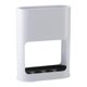 thumbnail image 1 of Oval umbrella stand, White, ABS resin/Steel, Minimalist design, 21.5 x 8 x 28 cm (LxWxH), 1 of 5