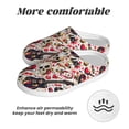thumbnail image 6 of KLL Guitar Skull rock Pattern Adult Unisex Cozy Slippers,Fuzzy Slip-on Slippers TPR Sole Slippers Comfort Plush Home Footwear for Indoor & Outdoor-46/47, 6 of 7