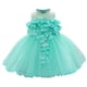 thumbnail image 1 of Vestido Para Niñas, Ropa Para Niñas Pequeñas, Flores De Temperamento Para Niños Pequeños, Vestido De Fiesta De Cumpleaños De Hilo De Red Con Perlas, Vestidos Verdes Odeerbi LM103-8311, 1 of 9