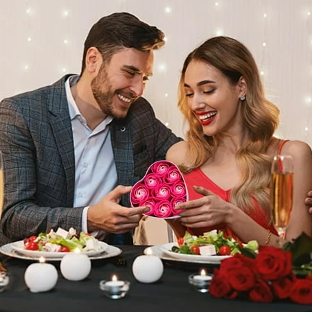 

Lomaiwei Valentine s Day Table Runner - Super Soft Flax with Romantic Heart Art Ideal for Various Occasions