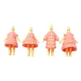 thumbnail image 2 of Conjunto de 4 piezas de ropa para muñecas, disfraces, mini muñecas, accesorios de ropa rosa, 2 of 9