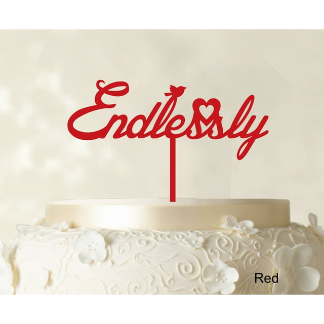 Custom Initial Cake Topper Personalized Name Cake Topper Color Option Available 5-7 Inches Wide