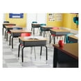 thumbnail image 3 of Lorell, 18" Seat-height Stacking Student Chairs, 4 / Carton, Burgundy, 3 of 8