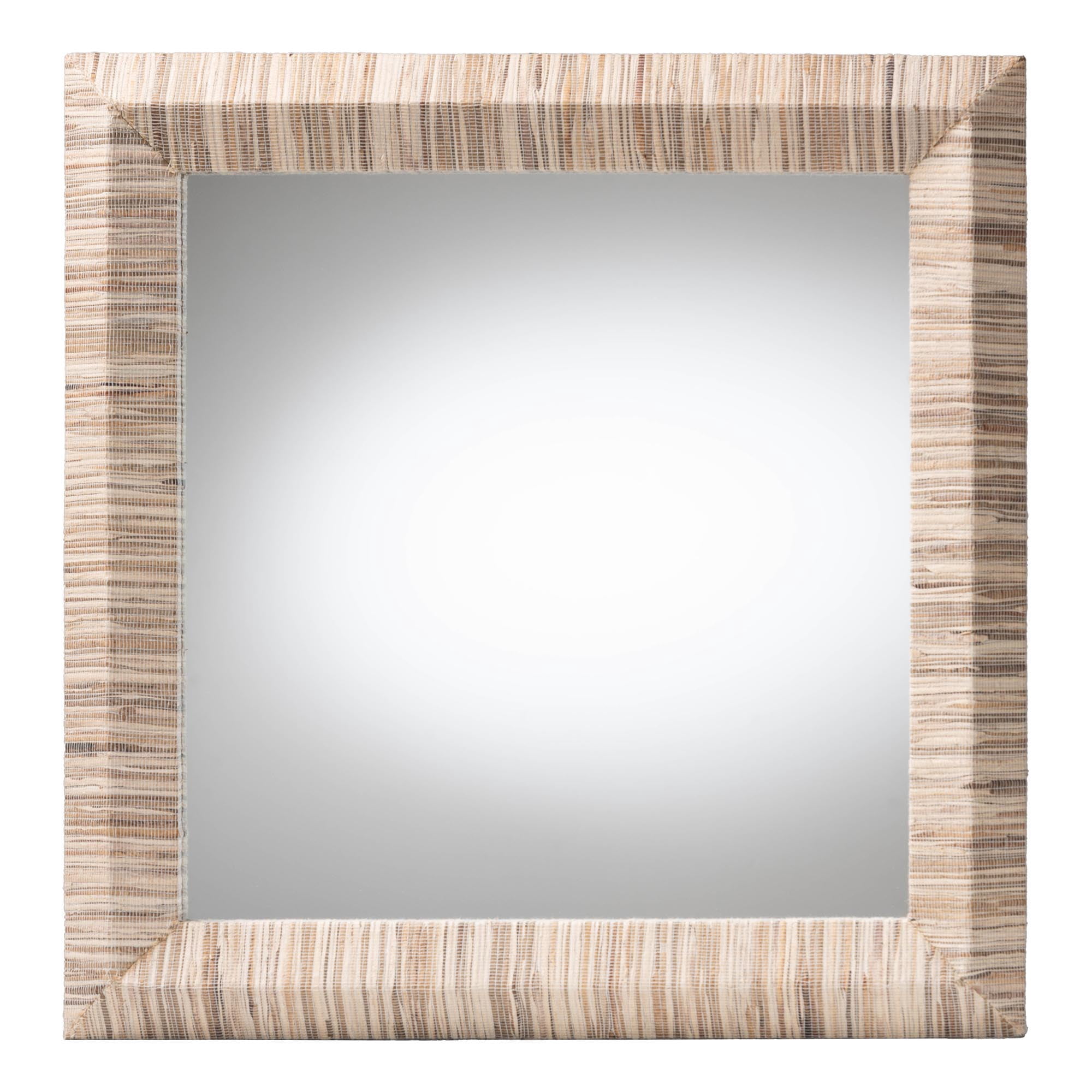 bali & pari Adino Boho Mirror, Square, Natural