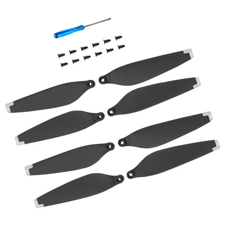 Image of 4 Pieces Propellers DIY Spare Parts with Screws PC drone Spare Propeller Drone Propeller for Mini 3 Drone RC Drone Quadcopter Argent
