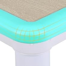 Height Adjustable Kids Table and 6 Chair Set - Multifunctional Desk with Ergonomically Designed Chairs, Supports Up to 300 lbs, Ideal for Ages 2-10 in Classrooms, Daycares, and Home Use