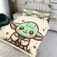 thumbnail image 3 of Yoda Baby Themed Bed Sheet Set Three Piece Set 53x79 Inches Comfortable And Skin Friendly Unique Design Creating A Star Studded Night, 3 of 6