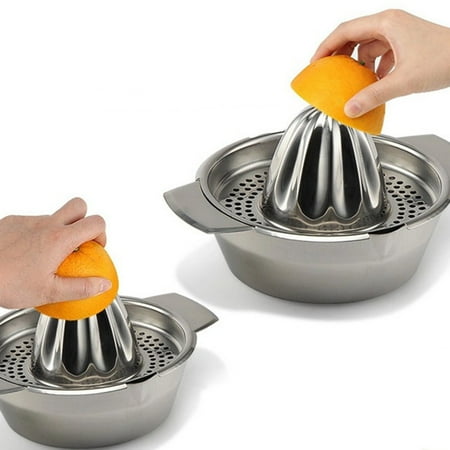 

Xinwanna Stainless Steel Manual Orange Lemon Press Citrus Fruits Squeezer Juicer Tool (A)